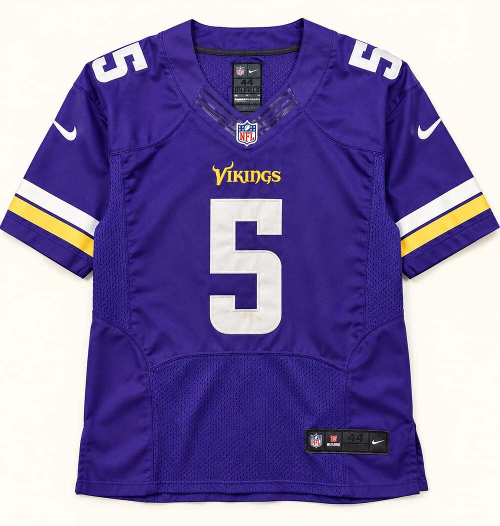 Nike Minnesota Vikings Teddy Bridgewater #5 On Field Jersey Size 44 NFL